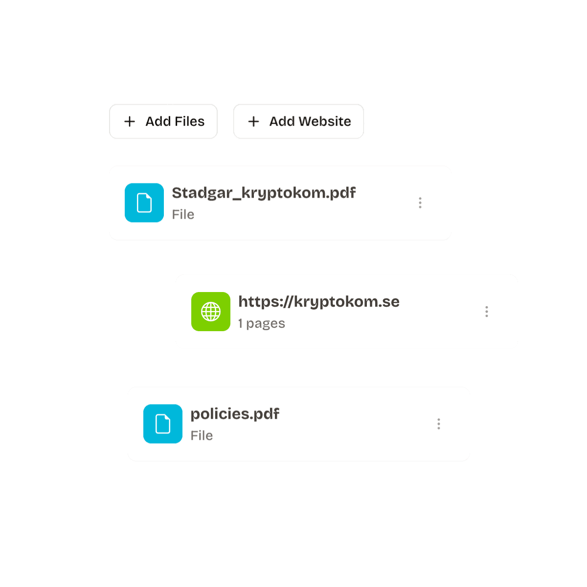 Train with your data